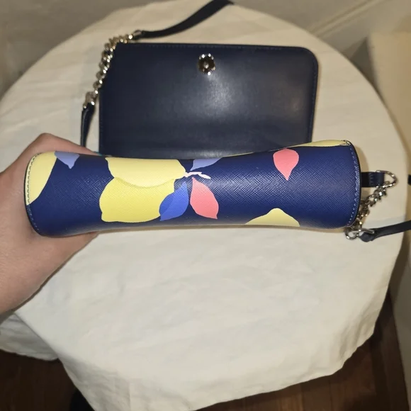 Kate Spade Blue Lemon Print Crossbody Bag - Picture 5 of 5